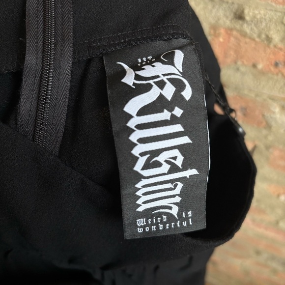 NWT Killstar Gothic Black Maxi Skirt - Picture 4 of 8